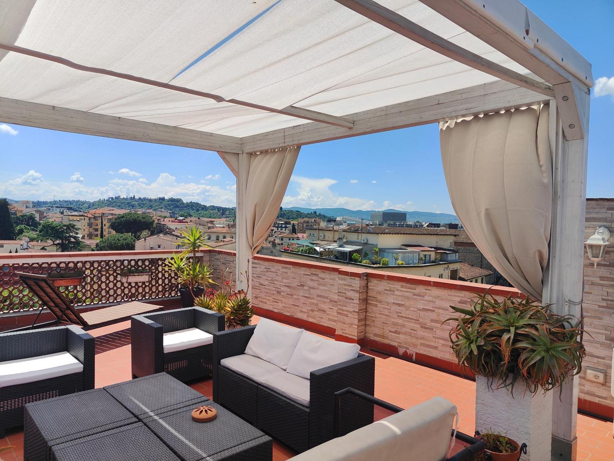 Panoramic Luxury Little Penthouse Apartment Florence Exterior photo